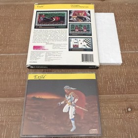 Exile (NEC TurboGrafx-16 CD) CIB w/Manual, Case Complete In Box Very Good Mint D
