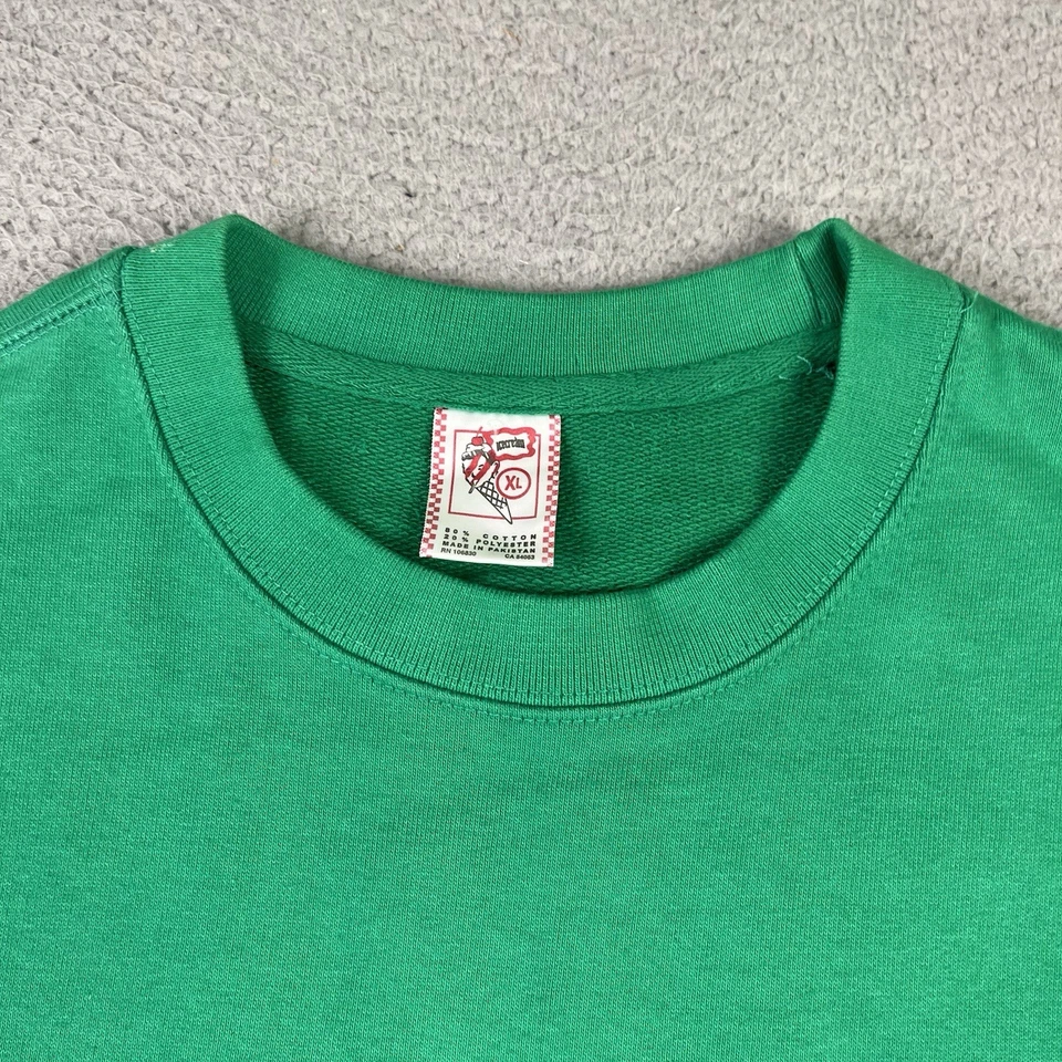 Billionaire Boys Club Ice Cream Sweater Mens XL Green Graphic Print Pullover - Image 3 of 4