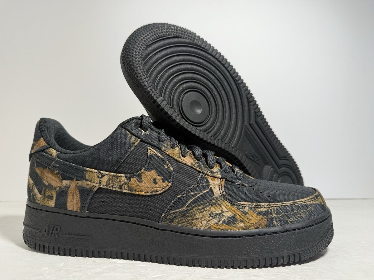 NIKE Air Force 1 Realtree Black Camo Men 10/Woman 11.5 Nike Air Force 1 Low Realtree Black Camo meatpack.com  main image 4