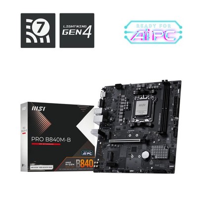 Motherboard MSI PRO B840M-B - Micro ATX - Socket AM5 - AMD B840