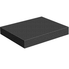 1 Pcs Customizable Polyethylene Foam Sheet 16x12x2 Inch Black Insert 1 PCS