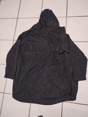 Coaches Jacket XXX Black By Athletic Works.  Full Zipper Full Liner with Hood