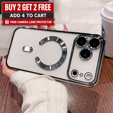 Shockproof Mag Safe Case For iPhone 17 16 15 14 Pro Max 13 12 11 Camera Lens