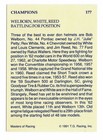 REX WHITE/BOB WELBORN/JIM REED TRIPLE-SIGNED 1991 MASTERS OF RACING NASCAR CARD — photo 2