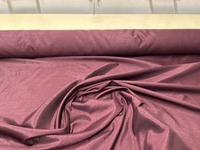 Faux silk taffeta material 140 cms wide dress curtain bridal material purple