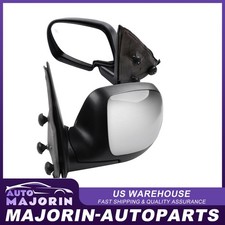Set For Chevy Gmc Truck Chrome Heated Power Side View Mirrors Left Right Pair