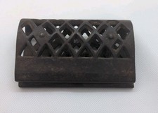 Antique ice skate blade sharpener file sharpening tool pierced iron work 1800's