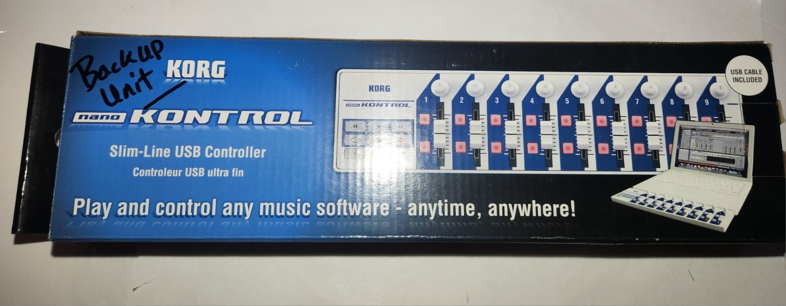 KORG Nano Kontrol USB MIDI Controller for Music Podcasts Audio