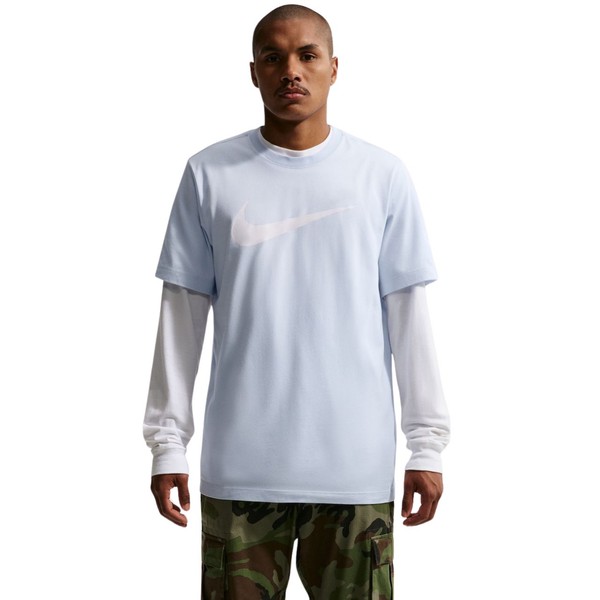 Koszulka MęSka Nike Nsw Tee Icon Swoosh BłęKitna DC5094 408 S-image