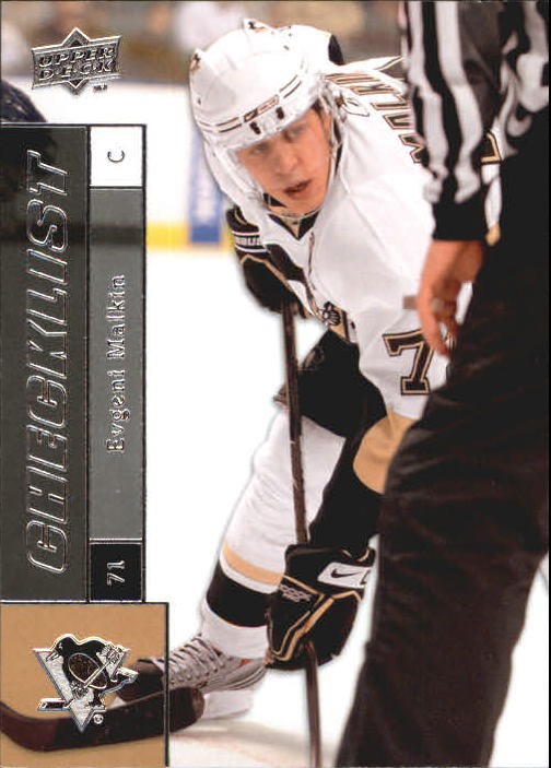 2009-10 Upper Deck #449 Evgeni Malkin CL - HKY