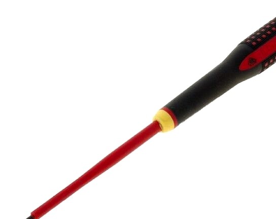 Screwdriver: Insulated; Slot; 4X0.8Mm; Blade Length: 100 - SA.BE8040S | EU Stock-image