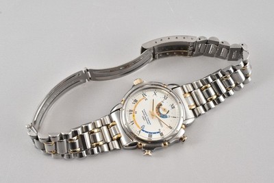 BOX Seiko Yacht Timer 8M37-7000 White Dial Chronograph Quartz
