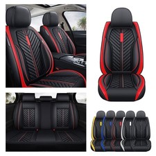 Schwar Leder Luxus PU z Autositzbezüge Kissen Auto für MINI 5-seats