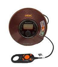 Sony D-NE320 CD Walkman Purple Atrac3plus MP3 Psyc G-Protection CD-R/RW Tested