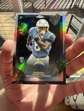 2025 Topps Chrome Omarion Hampton F15-25 RC Fortune 15 Chargers SP