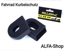 RISK Fahrrad Kurbelschutz Kurbelgarnitur Bike Crank Arm Protector Set 2 Stück
