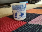 Ranger Joe Rancher Mug Vintage Cowboy Western Blue and White
