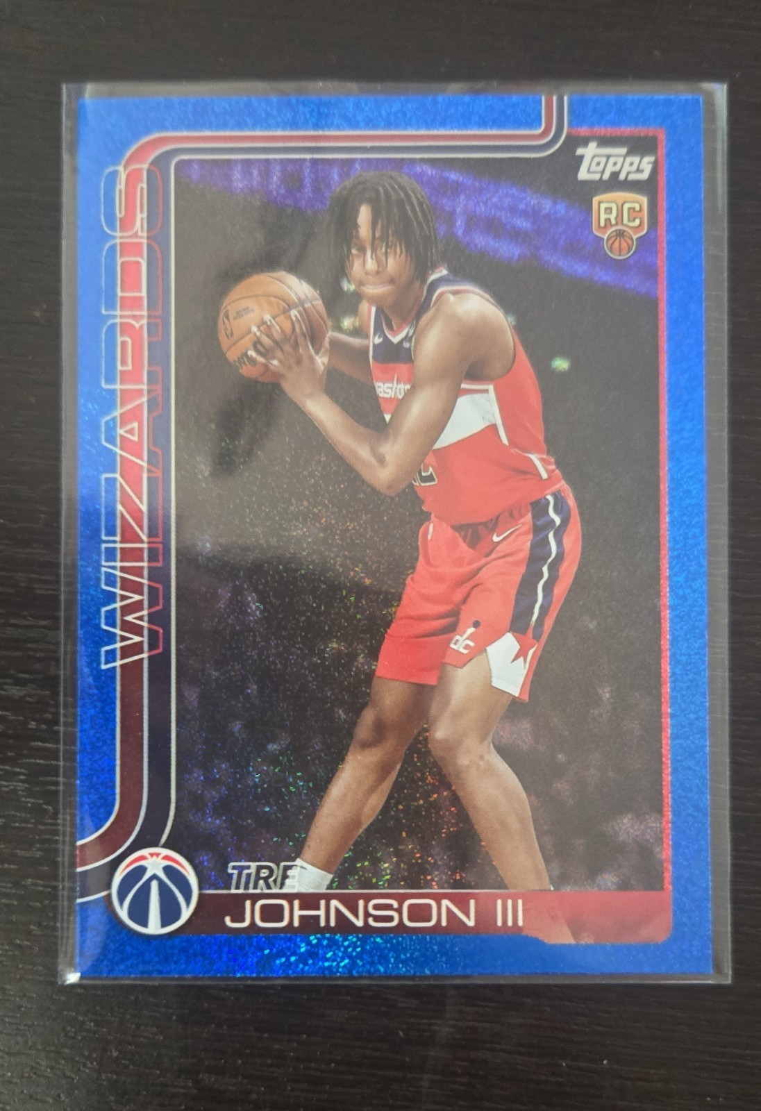 2025-26 Topps - Tre Johnson #206 Blue Sandglitter (RC)