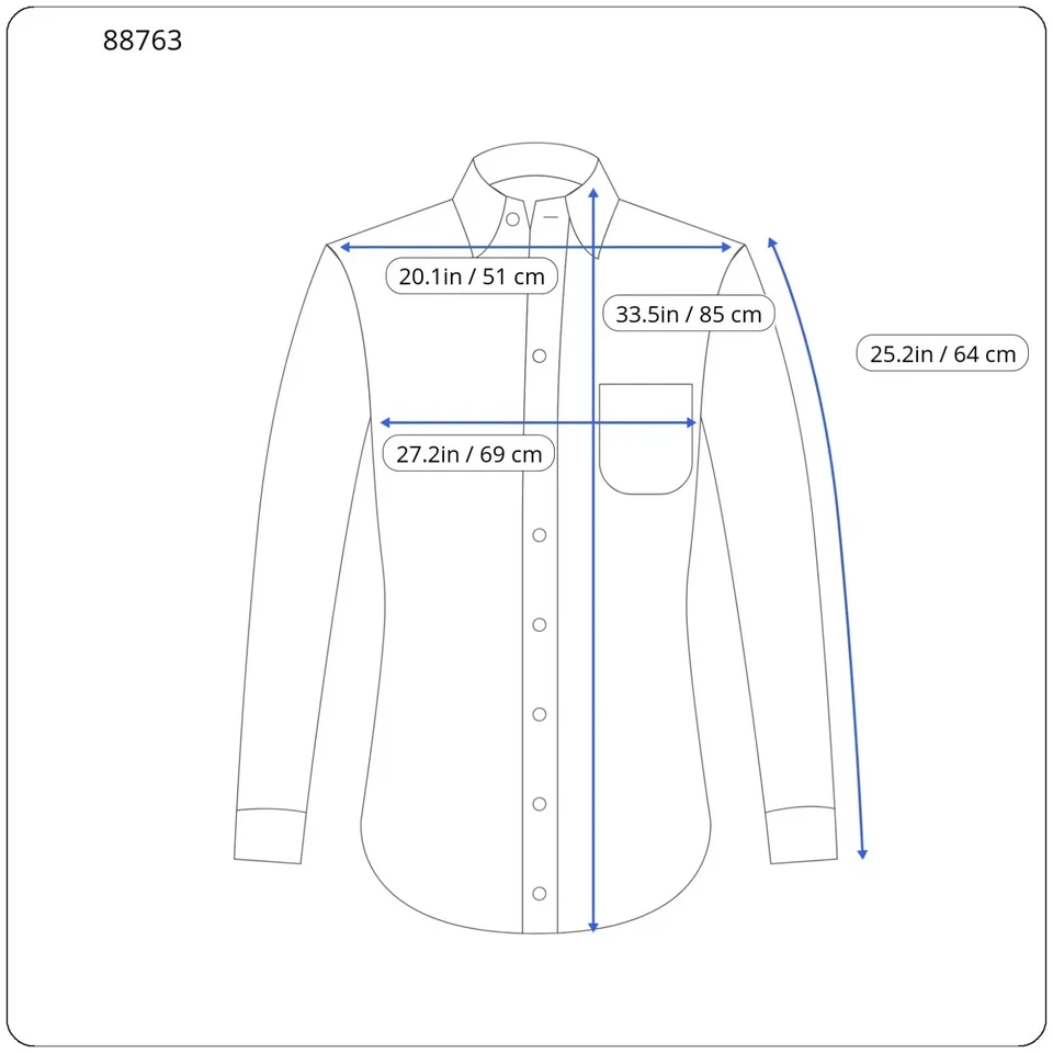 Suitsupply Slim Regular Fit Camicia Formale Uomo 2XL con Bottoni Cutaway Bianco - Immagine 3 di 4