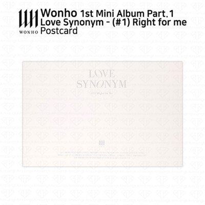Wonho 1st Mini Album Love Synonym #1 Right for me Official Wonho 1st Mini Album Love Synonym #1 Right for me Official