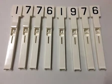 Gottlieb Pioneer / Spirit of 76 / New York Pinball Plastic Drop Target Set - New