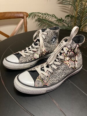 Converse Chuck All Star Shoes| Multi Panel Animal Print| Size 10