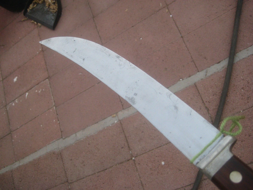 1940s Vintage 12" Blade ** STA SHARP *** 3XL Carbon Cimeter Slicing Knife USA - Picture 10 of 10