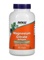 Now Foods Magnesium Citrate, Magnesium Citrate, 180 Softgels