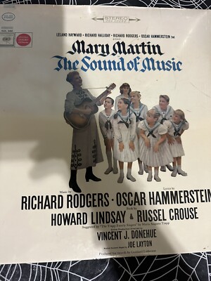 VTG 1959 Mary Martin The Sound Of Music Original Broadway Cast Vinyl 33 Record