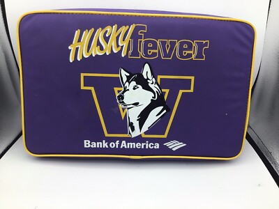 Vintage University Of Washington Huskies Seat Cushion UW Husky, Stadium  16x10 Q2