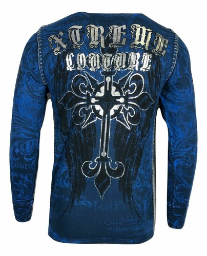 Xtreme Couture by AFFLICTION HERCULES Men's T-Shirt THERMAL - Picture 4 of 12