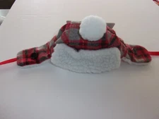 Plaid TRAPPER Cat HAT Cap (Sm Dog) Christmas One size Halloween