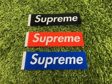 Supreme S/S 2016 Glitter Box Logo Blue Red Black Sticker