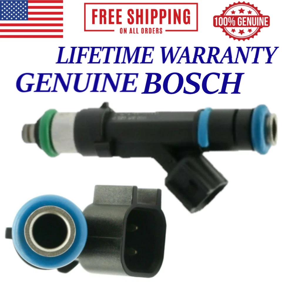 OEM BOSCH SET OF 6 FUEL INJECTORS FOR 2007, 2008, 2009 Mitsubishi Raider 3.7L V6 - Image 3 of 3