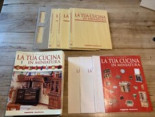 DE AGOSTINI-CUCINA IN MINIATURA-60 FASCICOLI CON COPERTINA