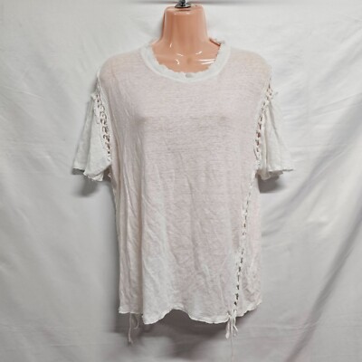 IRO Top Blouse Shirt Women Size XS White Linen