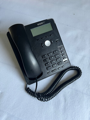 Snom D715 VoIP-Telefon - Schwarz - PoE-Fähig, Gigabit LAN + Gigabit PC-Port