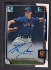Max Wotell 2016 Bowman Chrome Rookie On Card autograph NY Mets