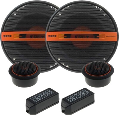 EDGE EDST215C-E6 5,25'' Zoll 120 W RMS Peak Component Audio Türen Lautsprecher Paar