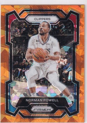 Panini 2023-24 Prizm NBA Basketball No. 274 Norman Powell Orange Ice Prizm