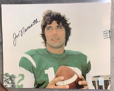 Joe Namath 11 x 14 signed photo w COA & hologram. HALL OF FAMER ! | eBay