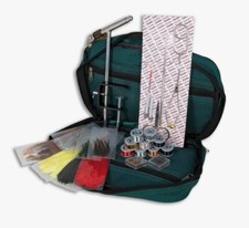 Fly Tying Kit with Tools and Parts in Green Case Lineaeffe Fly Fishing Kit