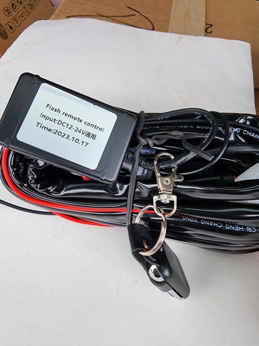 DC12V High/Low Beam Dual-Color Wiring Harness Kit – 40A Relay, 16AWG Core, 6.56ft, For LED Light Bars & Fog Lights