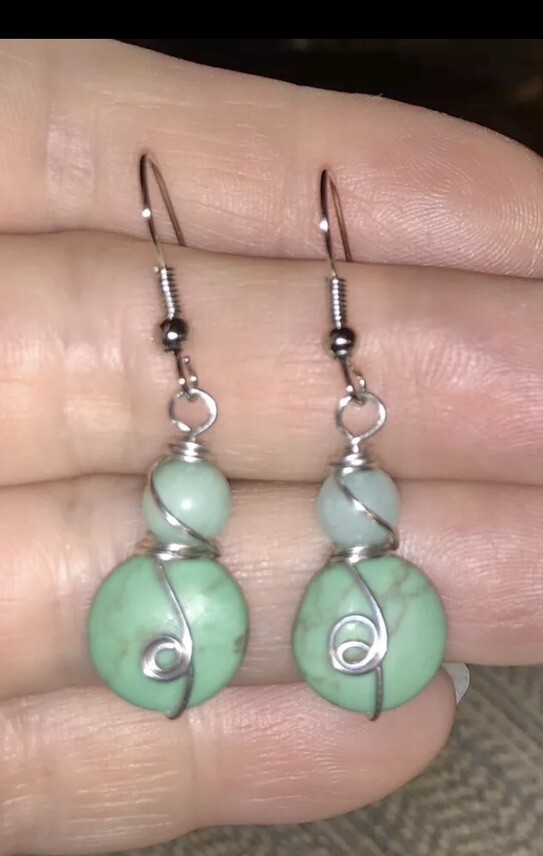 Earrings Under 5 Dollars  Artisan Wire wrap Handmade African