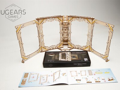 DIY 3-D Puzzle Game Master`s Screen, Wooden Mechanical Model by UGears