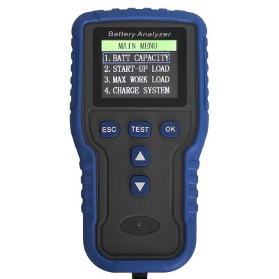 Battery Capacity Tester Car Battery Tester 12/24v Battery Analyzer