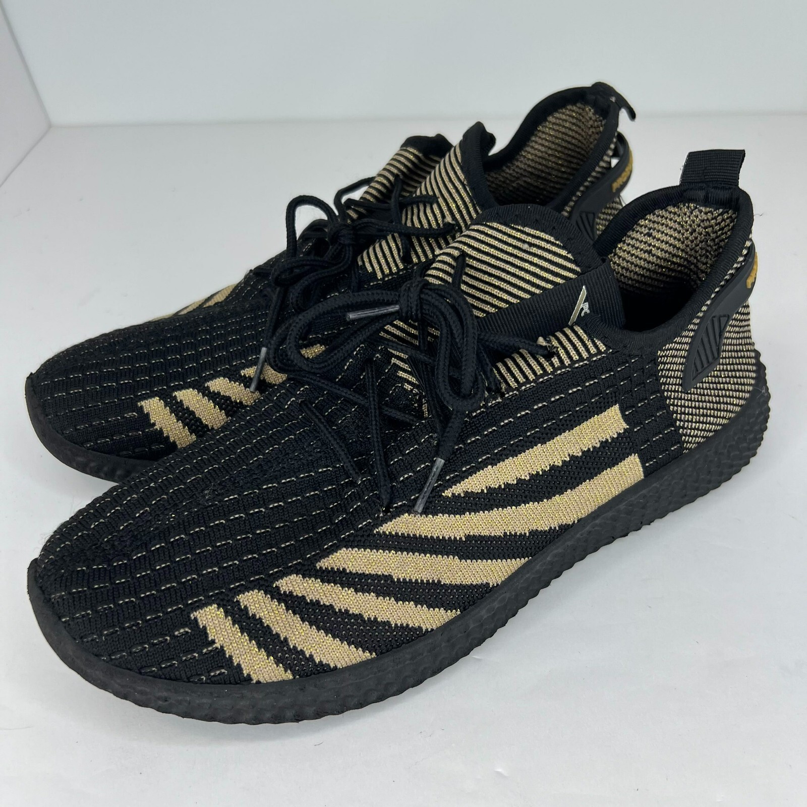 Sneakers basse stringate Pony donna PP2 Spike nere classiche in maglia taglia 10