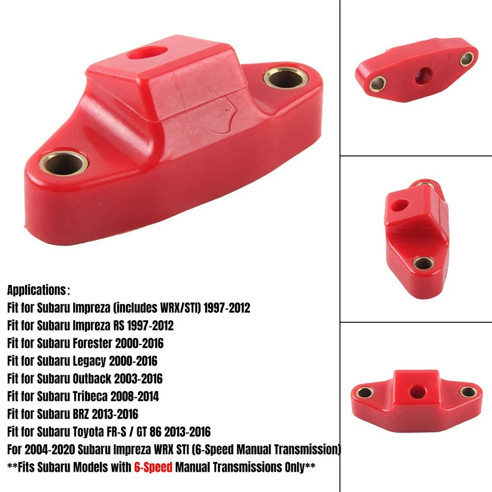 Front & Rear Shifter Linkage Bushing Kit 6-Speed Manual for Subaru Impreza WRX Foto 3 de 4