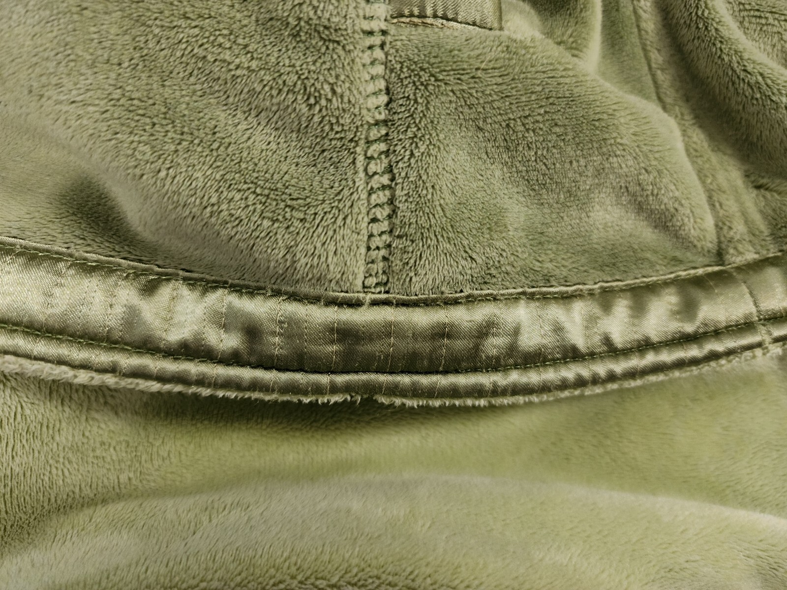 Pendleton Womens Plush Full-Zip Jacket Green Sati… - image 18