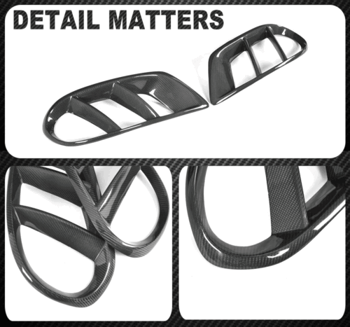 2xCarbon Lufteinlass Entlüftung Air Vent für Merceben Benz W205 C-Klasse C43 AMG - Bild 13 von 13
